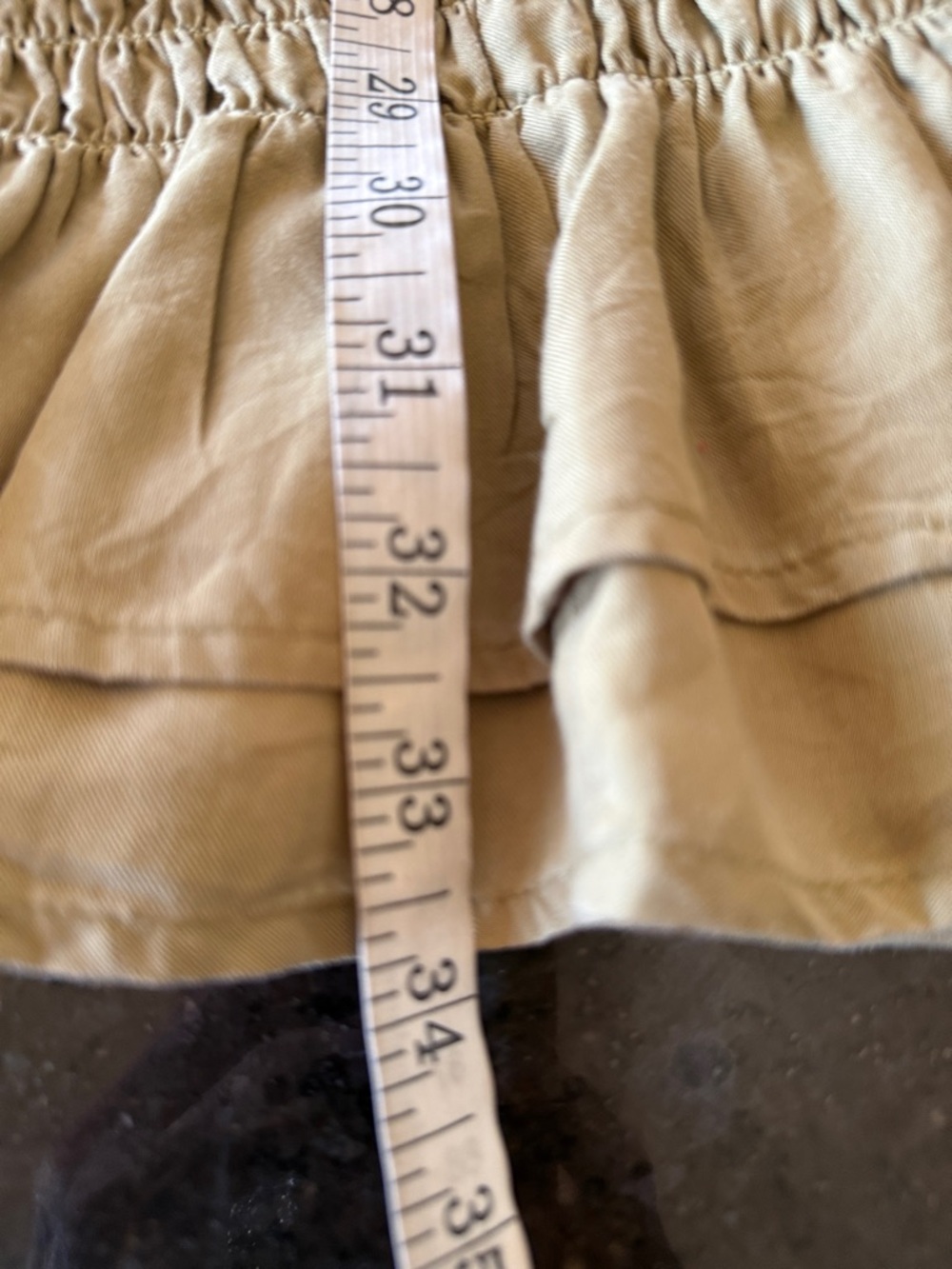 Anthropologie Daily Practice Solana Olive Green Ruffled Hem Tunic Dress Size XSP - Picture 10 of 13